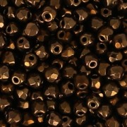 Facettes 2 mm - Jet Bronze x50
