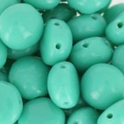 Candy Beads 2-hole 8 mm Green Turquoise x20