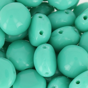 Candy Beads 2-hole 8 mm Green Turquoise x20