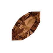 Navettes PureCrystal 4228 6x3 mm Smoked Topaz x4|raw }}