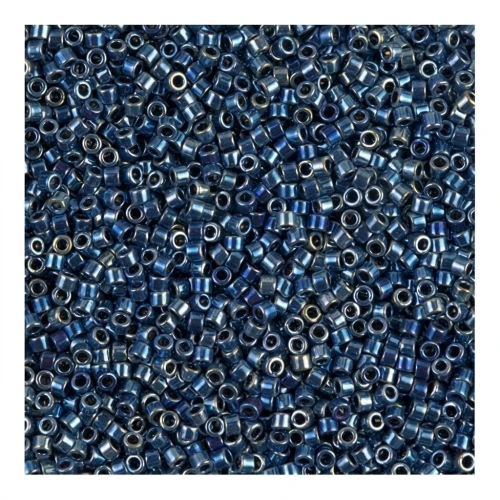 Miyuki Delica 11/0 DB0514 - Metallic Steel Blue Iris x8g