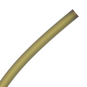 Cordon en plastique creux 4 mm Khaki x2m