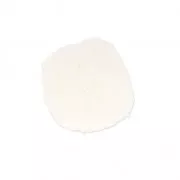 Pompon rond synthétique 2 cm Blanc x1