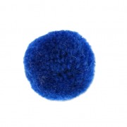 Pompon rond synthétique 2 cm Bleu Dur x1|raw }}