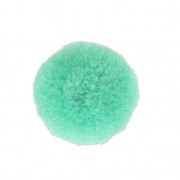 Pompon rond synthétique 2 cm Mint x1