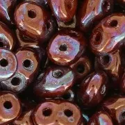 SuperDuo 2,5x5 mm Opaque Chocolate Nebula x10g