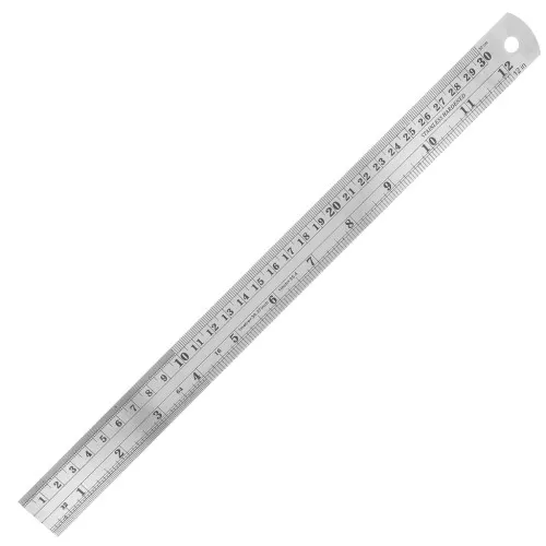 Règle métal graduée 30 cm