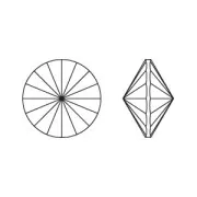 Cabochon PureCrystal 1122 Rivoli 14 mm Light Turquoise Custom Pastel x1