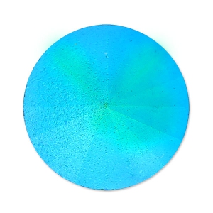 Cabochon PureCrystal 1122 Rivoli 14 mm Emerald Custom Pastel x1