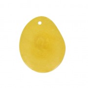 Fine tranche de Tagua 25-35 mm Jaune x1|raw }}