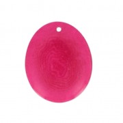 Fine tranche de Tagua 25-35 mm Fuchsia x1|raw }}