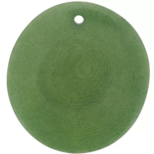Fine tranche de Tagua 25-35 mm Vert Sapin x1