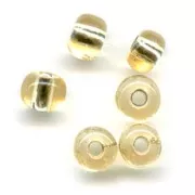 Perles rocailles Preciosa 5/0 4.5 mm - Gold Silver Lined x20g