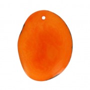 Fine tranche de Tagua 35-45 mm Orange x1|raw }}