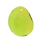 Fine tranche de Tagua 35-45 mm Lime x1|raw }}