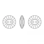 Bouton PureCrystal 3019 12 mm Rosaline