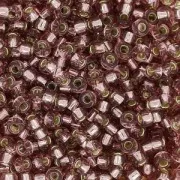 Rocaille Miyuki 11/0 12 - Smoky Amethyst Silver Lined x8g