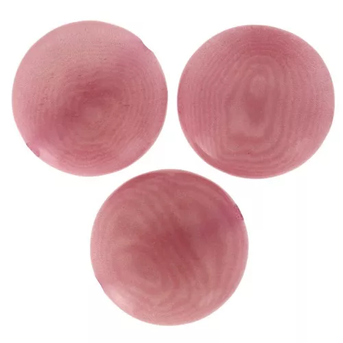 Palets de Tagua 13 mm - Rose x 4