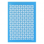 Silk Screen Moiko pour Pâte polymère 74x105 mm - Motif carrelage année 70 7.08