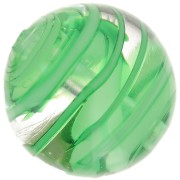 Ronde Murano 12 mm striée Vert x1|raw }}
