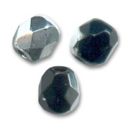 Facettes 4 mm Jet Labrador x50