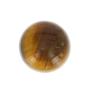 Cabochon rond 10 mm Oeil de Tigre