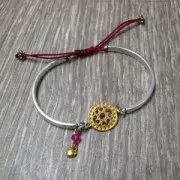 Intercalaire demi bracelet 44x3.5 mm  en Argent 925 x1