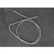 Mini perles tubes imitation hématite 3x1.90 mm Labrador x40 cm