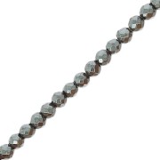 Mini perles facettées imitation hématite 2 mm Jet Hematite x39 cm|raw }}