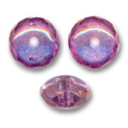 Donuts 7x4 mm Crystal Lila Vega Luster x25|raw }}