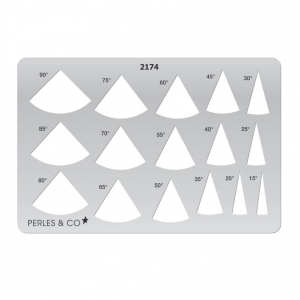Gabarit rigide pour pâte polymère 152x100 mm motifs Angles