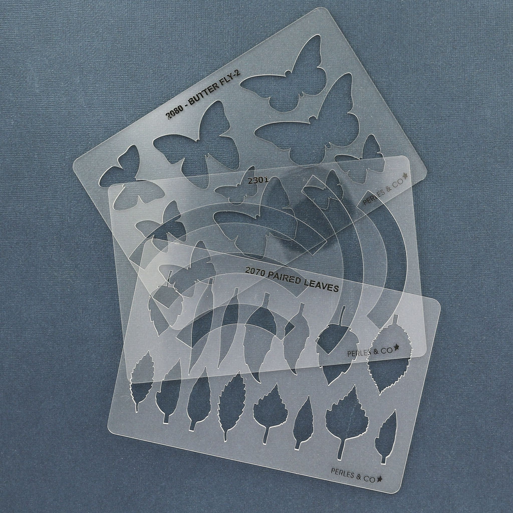 Gabarit rigide pour pâte polymère 152x100 mm motifs Triangles arrondis ...