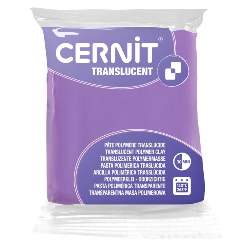Pâte Cernit Translucent 56gr Violet (n°900)