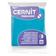 Pâte Cernit Translucent - Bleu Turquoise (n°280) x56gr