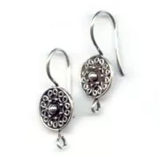 Crochets d'oreilles 26 mm en Argent 925 x2
