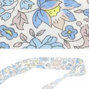 Biais en tissu Liberty - D'anjo - Baby Blue x1m