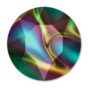 Cabochon PureCrystal 1088 8 mm Crystal Rainbow Dark|raw }}