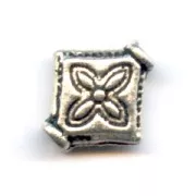 Losanges métal 10 mm argenté vieilli x5