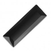 Cabochon synthétique baguette 30x10 mm Jet x1|raw }}