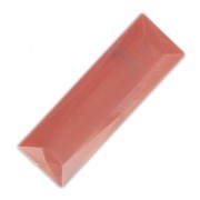 Cabochon synthétique baguette 30x10 mm imitation marbre Coral x1|raw }}