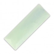 Cabochon synthétique baguette 30x10 mm imitation marbre Mint x1