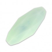 Olive synthétique facettée 24x10 mm imitation marbre Mint x1