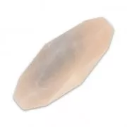 Olive synthétique facettée 24x10 mm imitation marbre Rose x1