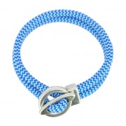 Fermoir T pour cordon 5 mm Placage Argent fin vieilli x1