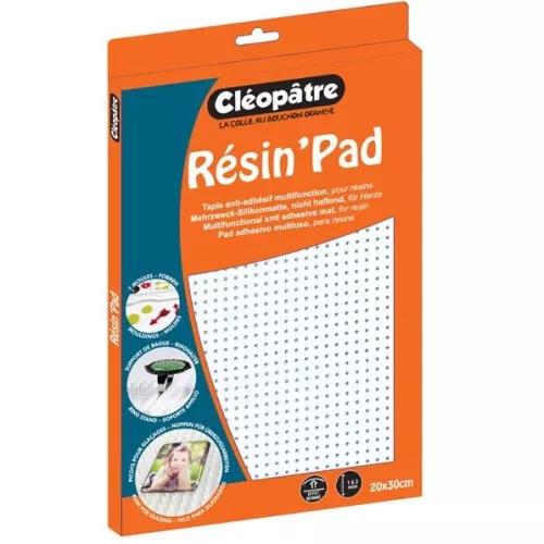 Résin' Pad - Plan de travail / Tapis anti-gouttes en silicone pour résine