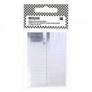 Set de 408 mosaïques miroir en verre carré 5x5 mm autocollant x1|raw }}