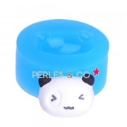 Mini moule silicone pour pâte polymère et pâte de métal 18,9x13,6 mm Panda|raw }}