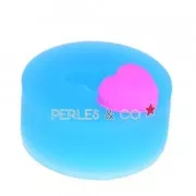 Mini moule silicone pour pâte polymère et pâte de métal 12,5x10,5 mm Coeur