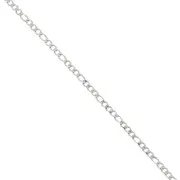 Chaîne maille figaro (1x3) 3 mm - Acier inoxydable 304 x98 cm