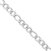 Chaîne maille figaro (1x3) 3 mm - Acier inoxydable 304 x98 cm